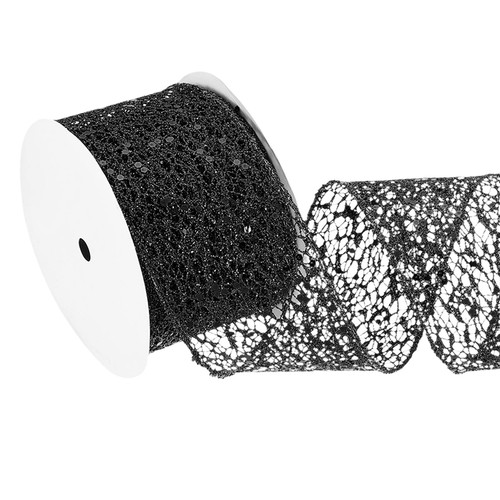 Nastro filo rete - rete, glitterata