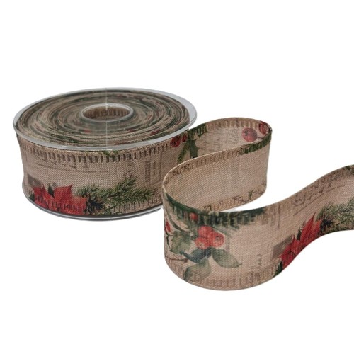 Nastro natale canvas - di,
