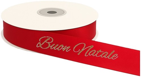 Nastro natalizio buon - pz,