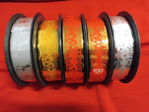 Stock 5pz rotoli - nastro, natale