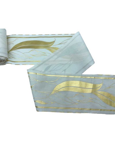 Nastro stampa natale lurex - , oro