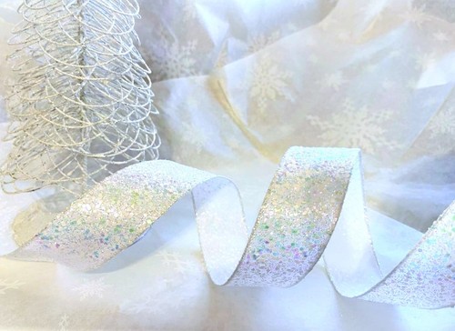 Iridescent snowy sprinkles - iridescent,