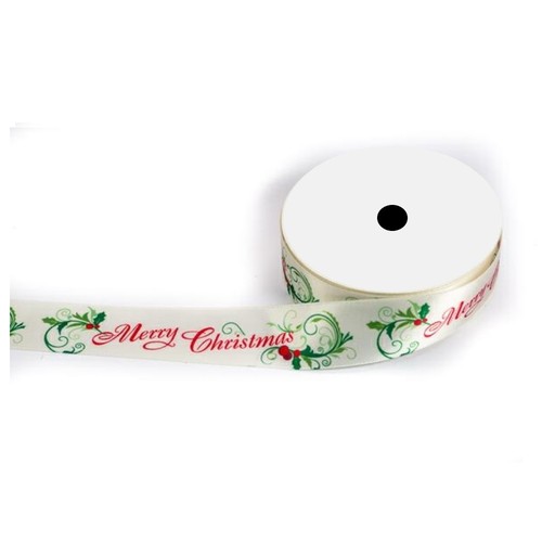 Nastro raso natale panna - raso,