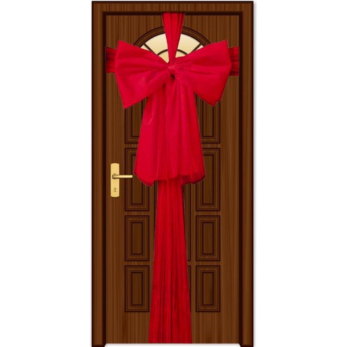 Fiocco porta natalizio - fiocco,