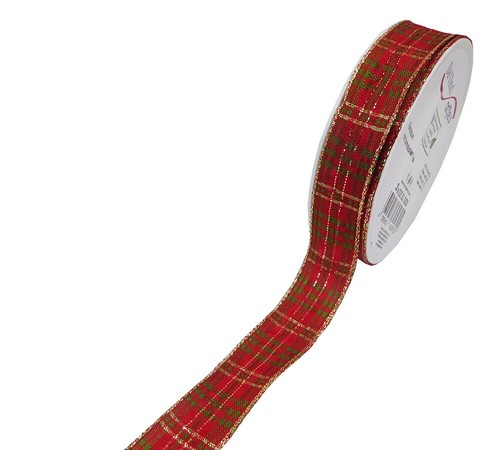 Nastro tartan lamè mt - nastro, mm