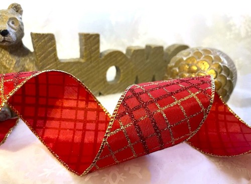 Quadro rosso oro glitter - rosso,