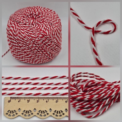 Spago rosso bianco - , juta