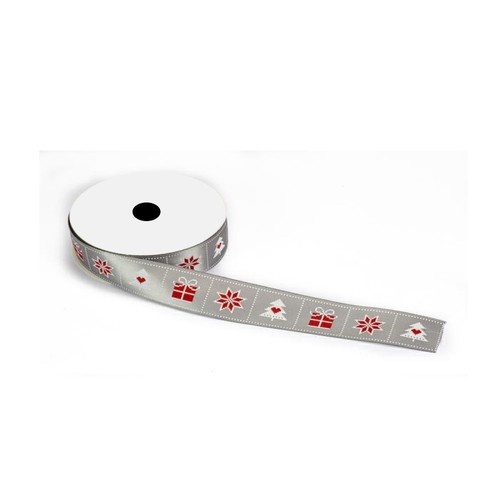 Nastro raso natale con - nastro, di
